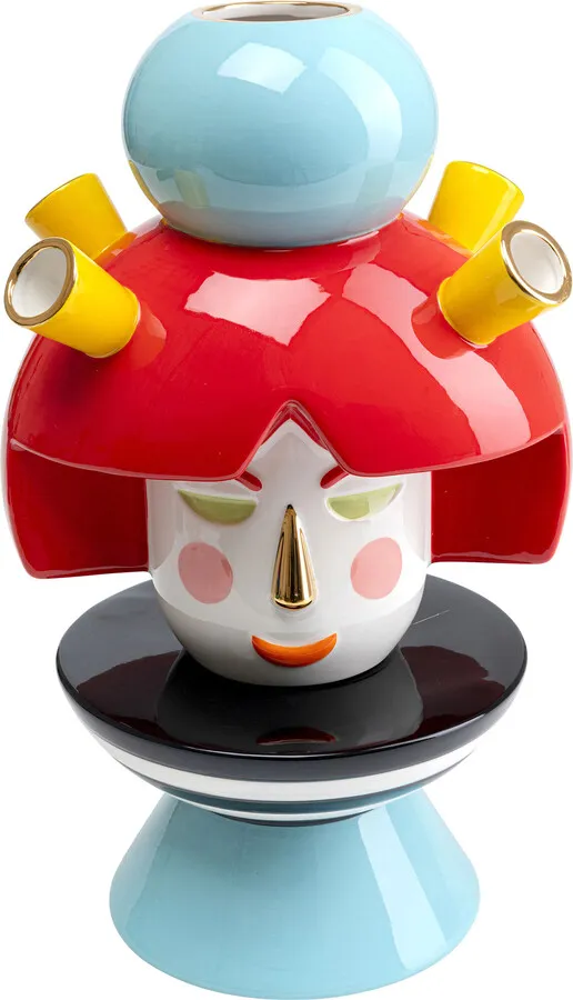 Wazon dekoracyjny PUPPET GIRL 36 - multikolor