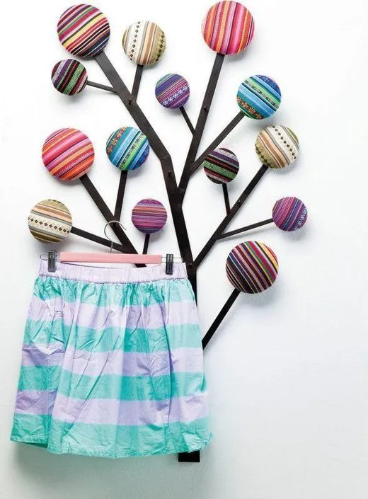 Wieszak ścienny BUBBLE TREE - multikolor