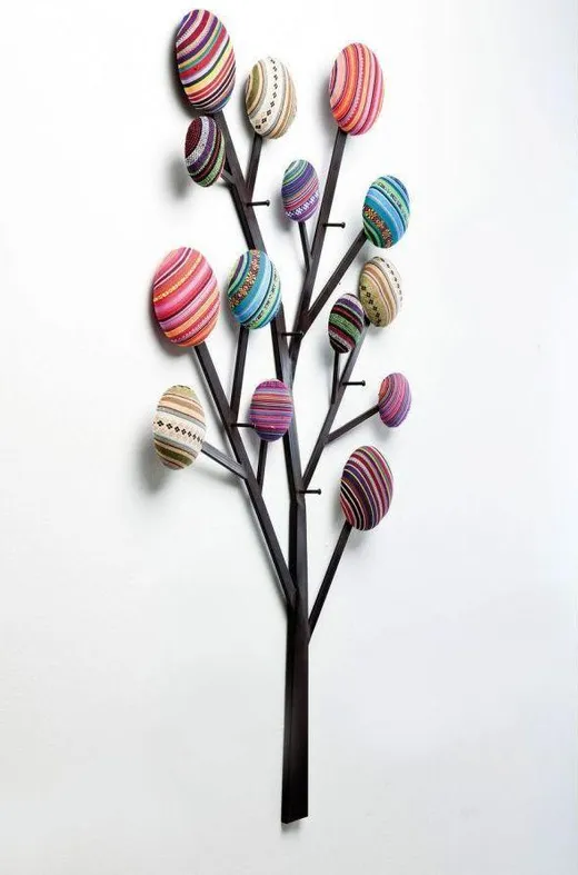 Wieszak ścienny BUBBLE TREE - multikolor