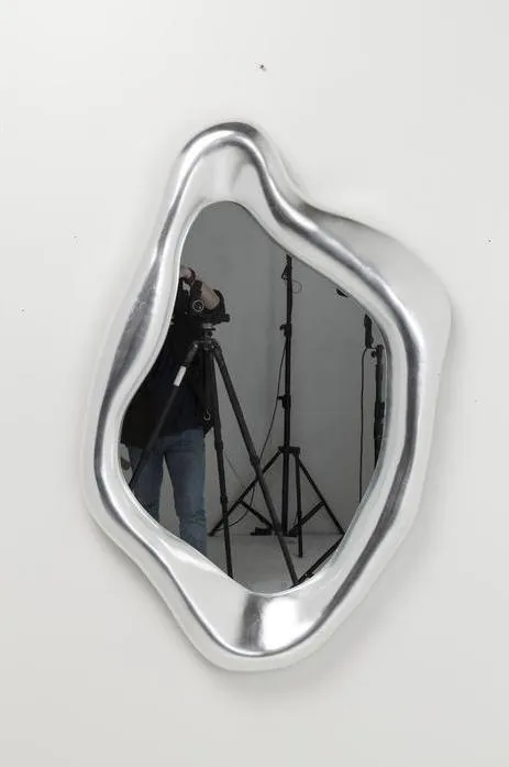 Lustro wiszące HOLOGRAM 76x119 - srebrny