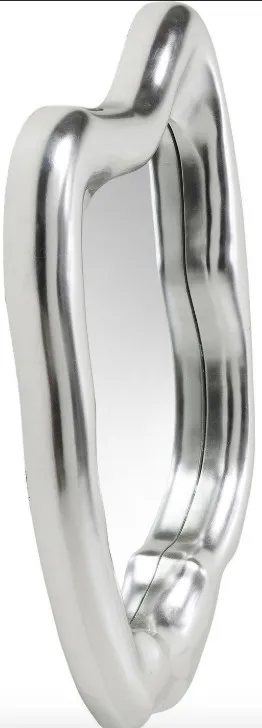 Lustro wiszące HOLOGRAM 68x117 - srebrny