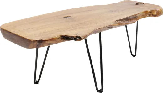 Stolik kawowy ASPEN 106x40 - naturalny/czarny
