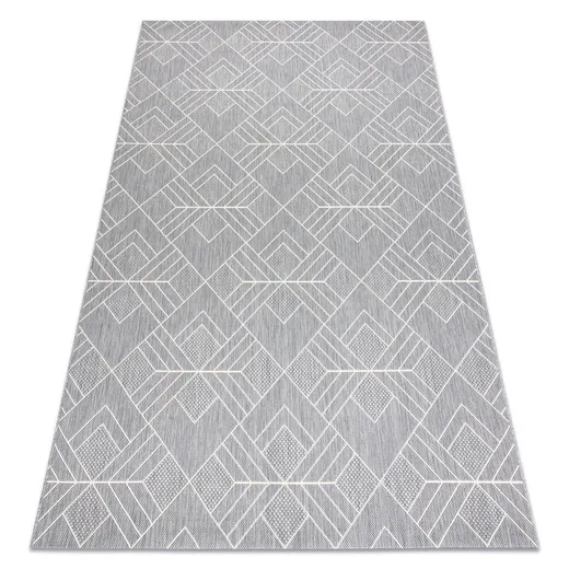 Dywan sznurkowy DECOR - szary/krem