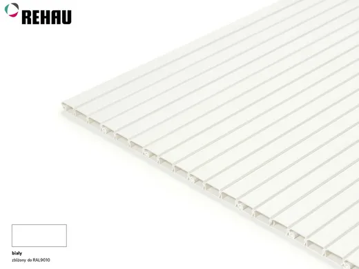 Profil żaluzji E23 - biały / wys. 8 mm / dł. 250 cm 