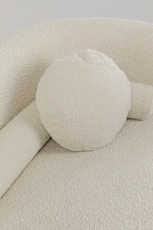 Sofa 3-osobowa KELLY - bouclé kremowy