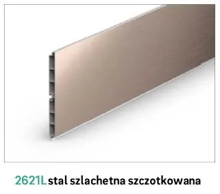 Cokół Rehau 10cm Stal szlachetna szczotkowana 4 mb