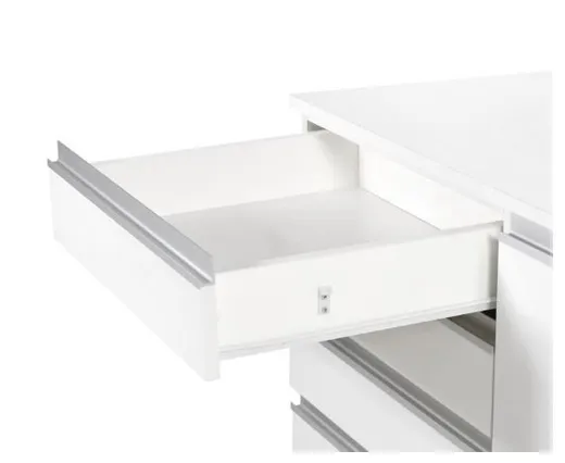 PROWADNICA ROLKOWA BASIC L=350 metal Lakier Biały