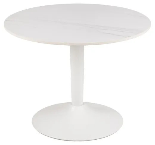 Stolik kawowy okrągły MALTA 60 cm - biały