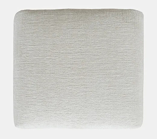 Ławka tapicerowana LEITH 53 cm - jasny beżowy