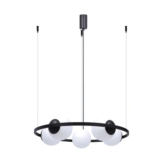 Lampa wisząca ORBIT 5 5011 - czarny/biały