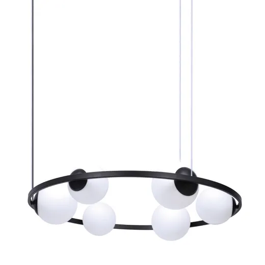 Lampa wisząca ORBIT 6 5007 - czarny/biały