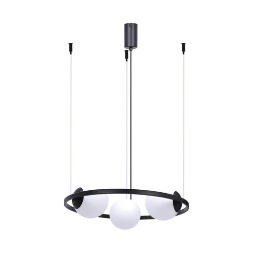 Lampa wisząca ORBIT 3 5004 - czarny/biały
