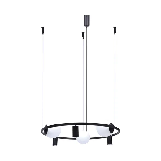 Lampa wisząca ORBIT 3+3 5006 - czarny/biały