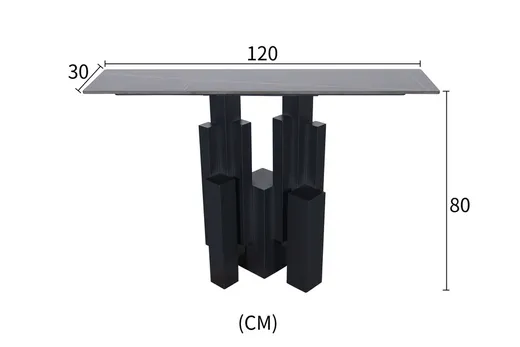 Konsola MODIG 120 cm - czarny