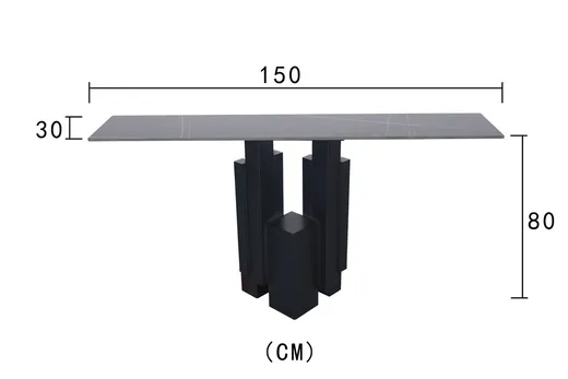 Konsola MODIG 150 cm - czarny