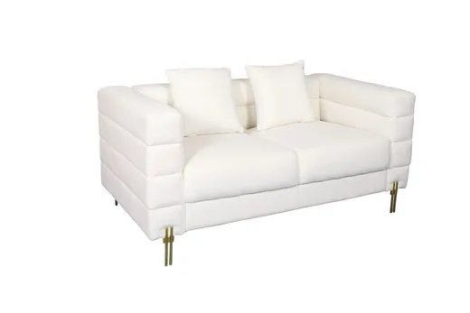 Sofa 2-osobowa NUA N49 bouclé - złamana biel