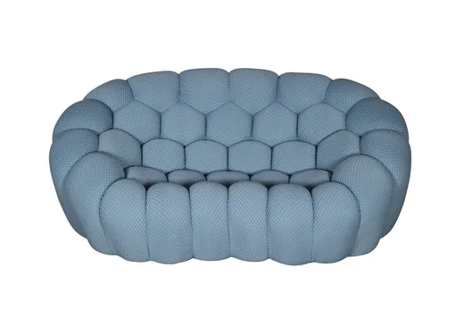 Sofa 2-osobowa NUA - niebieskoszary