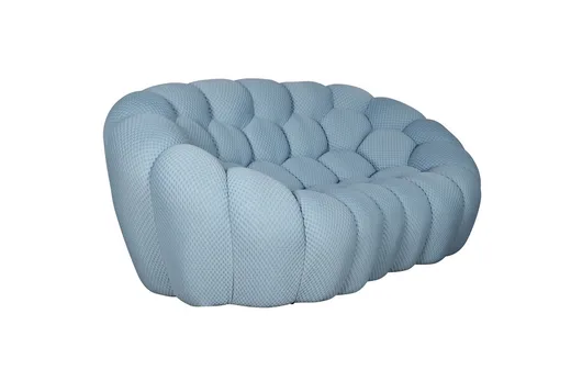 Sofa 2-osobowa NUA - niebieskoszary