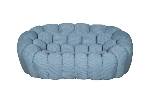 Sofa 2-osobowa NUA - niebieskoszary