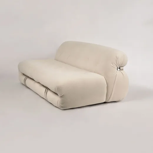 Sofa 3-osobowa NUA N59 bouclé - złamana biel