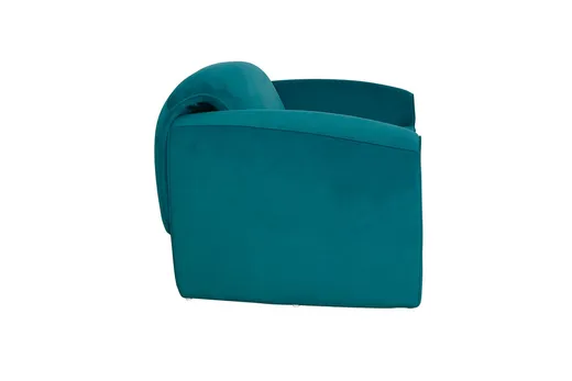 Fotel welurowy NUA N78 - morski