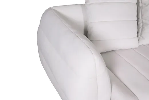 Sofa 2-osobowa NUA N90 welur - złamana biel
