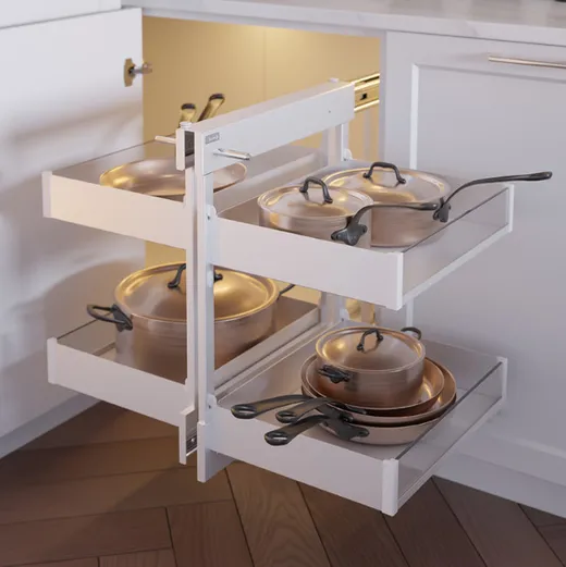 MAXIMA PURO Corner Comfort 1200 prawy metal/szkło biały mat/bezbarwny