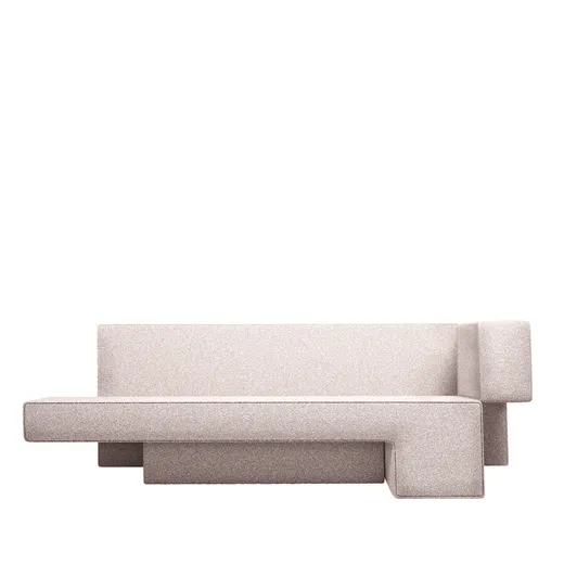 Sofa PRIMITIVE - boucle brązowy