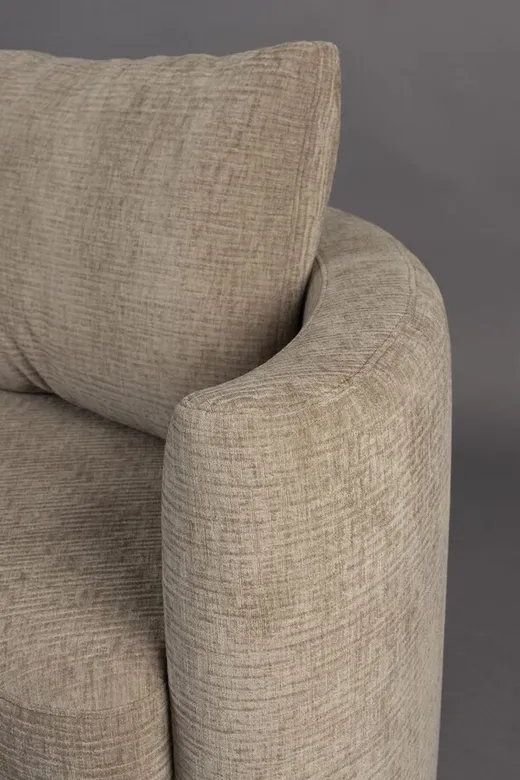 Sofa FERNON - karmelowy brąz