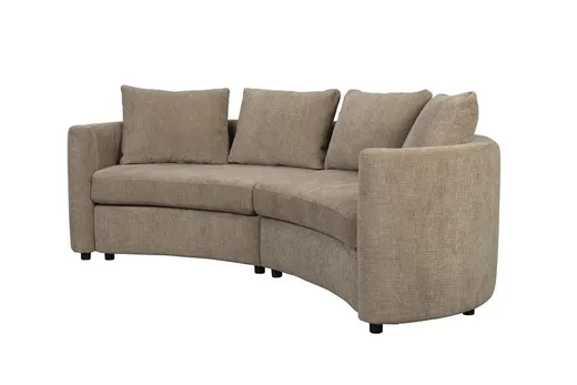 Sofa FERNON - karmelowy brąz