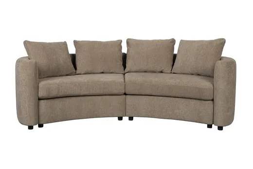 Sofa FERNON - karmelowy brąz