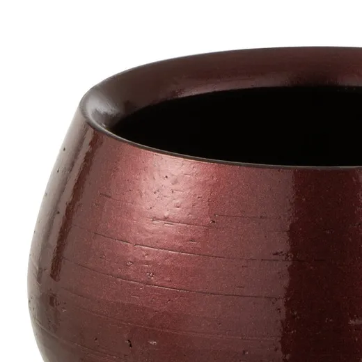 Doniczka ceramiczna czerwona 10cm