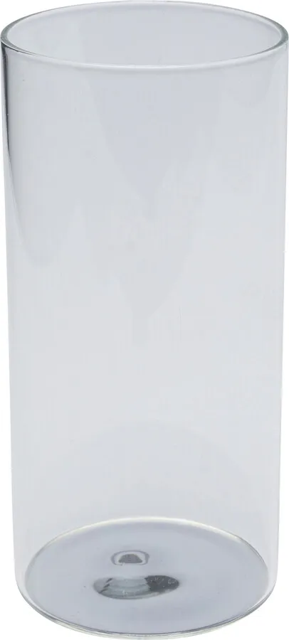 Szklanka ELECTRA 520 ml - transparentny/srebrny