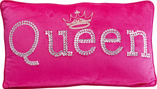 Poduszka dekoracyjna QUEEN 60x35 - różowy