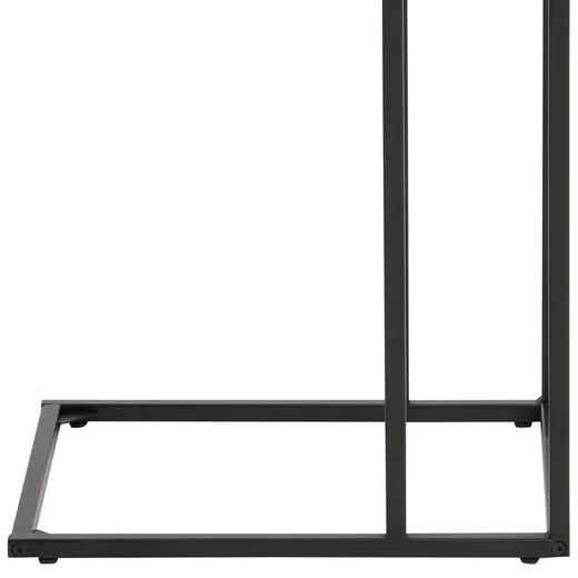 Stolik boczny SEAFORD 43x35 - dziki dąb/czarny
