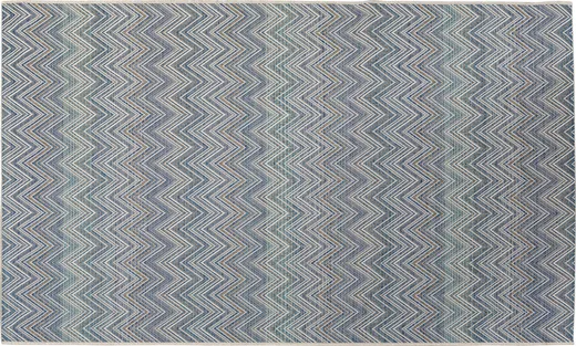 Dywan ogrodowy ZIGZAG 230x330 - niebieski