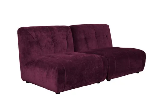 Sofa 2-osobowa GIADA - fioletowy