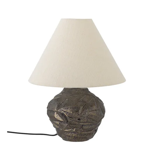 Lampa stołowa CAROLLA - beżowy/brązowy