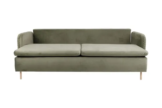 Sofa rozkładana welurowa LUNA
