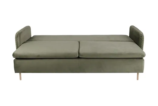 Sofa rozkładana welurowa LUNA - tkanina Magic Deluxe 2243/P300