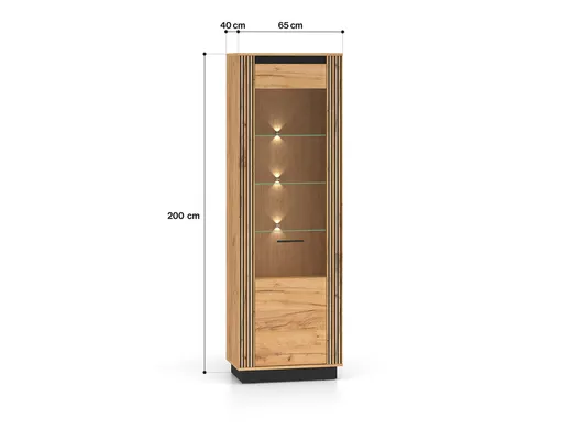 Witryna URSO 04 - dąb craft złoty