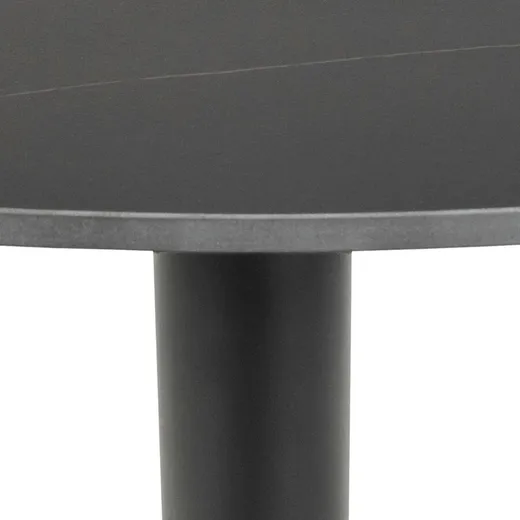 Stolik okrągły MALTA 60 cm - czarny