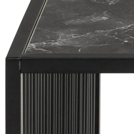 Stolik kawowy STRINGTON 80x80 - czarny