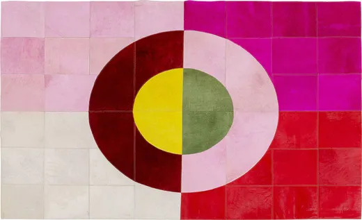 Dywan CENTRAL CIRCLE 170x240 - różowy