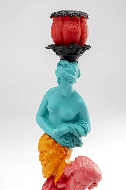 Świecznik BALANCE ART 35 cm - wielokolorowy