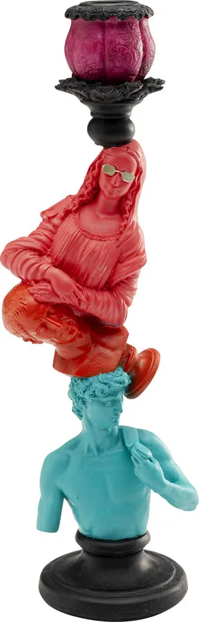 Świecznik BALANCE ART 30 cm - wielokolorowy