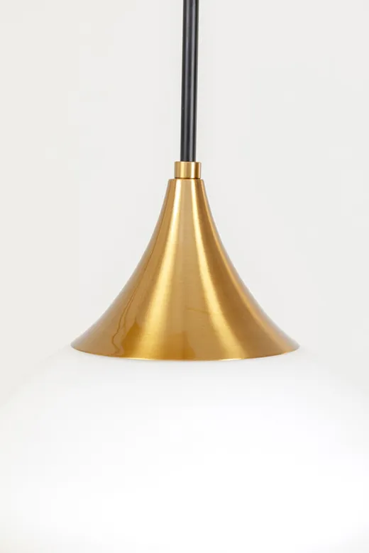 Lampa wisząca GOCCE - biały/złoty