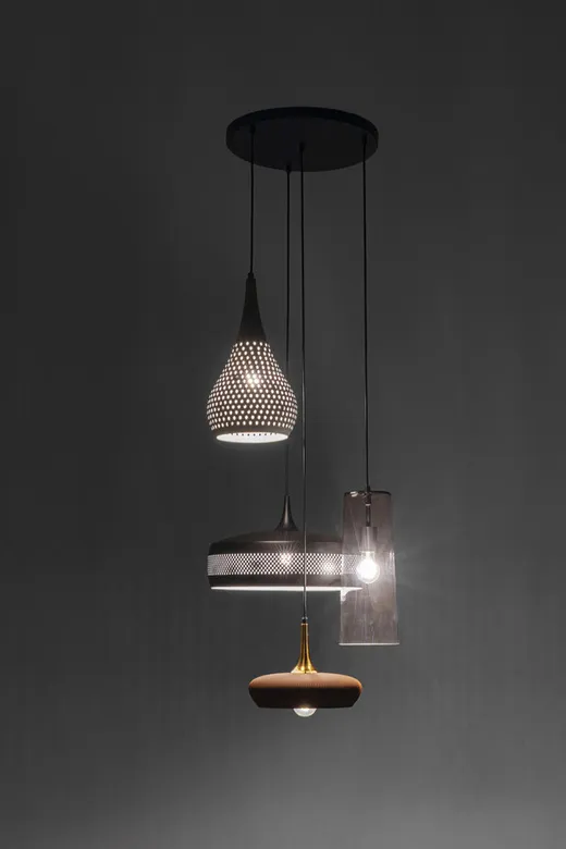 Lampa wisząca MELANGE - wielokolorowy