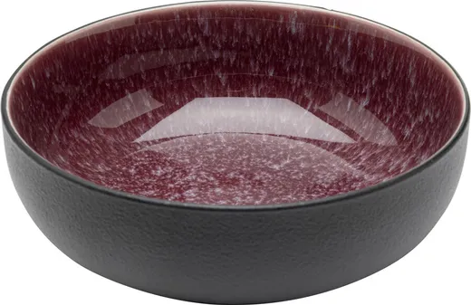 Miska ALISSA 16 cm 600 ml - czerwony/czarny
