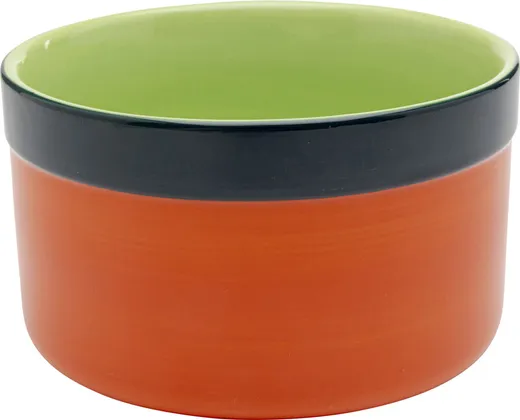Miska CAPRI 350 ml - pomarańczowy/zielony
